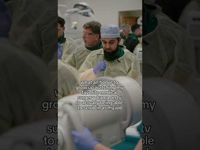 Some childhood dreams have a beautiful way of becoming everyday realities.

The operating room you o