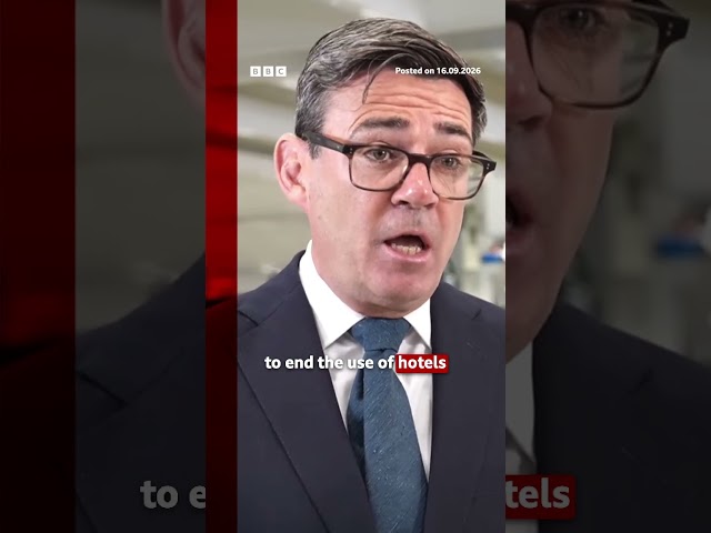 UK PM Andy Burnham reacts to village that voted to leave the UK. #BBCNews