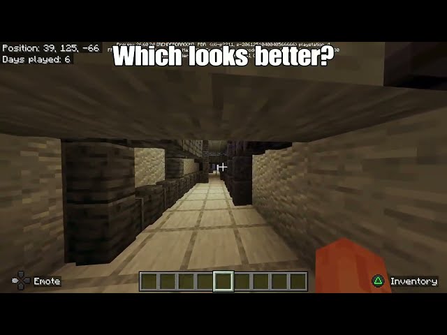 Which version looks better? -Minecraft Backrooms-