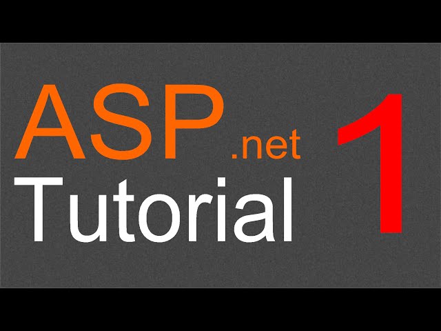 ASP.NET Tutorial for Beginners - 01 - Introduction