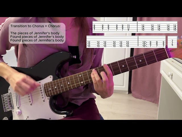 Hole - Jennifer's Body Guitar Tutorial