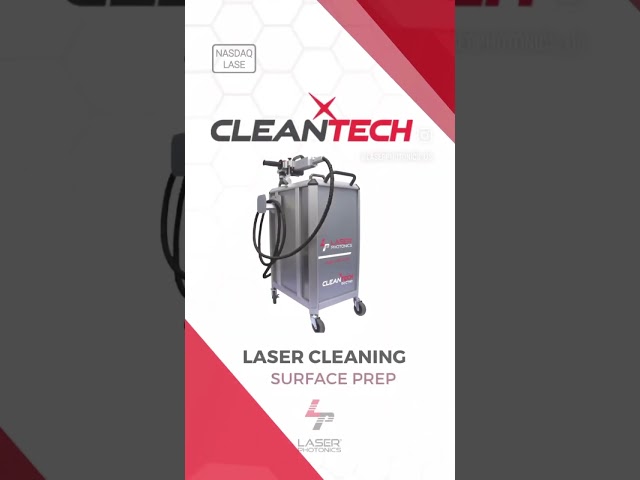 🔻CleanTech™ Laser Cleaning Systems is the best for industrial laser cleans & surface conditioning.