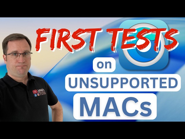 How does Tahoe run on UNSUPPORTED MACs? First tests are in!