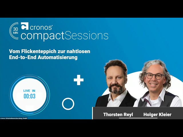 AMS für EVUs: Service Management und SLA-Modelle bei SAP S/4HANA | cronos Compact Session