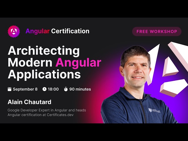 Free Workshop: Architecting Modern Angular Applications