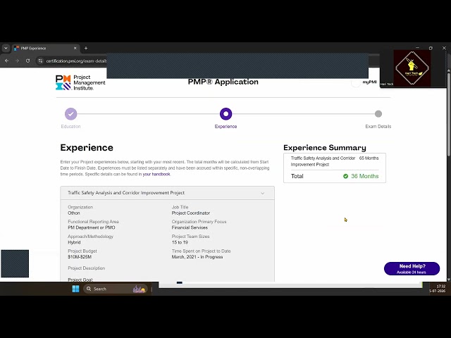 How to fill PMI- PMP Application in 5 Min! | Easy way to complete PMI - PMP Exam 2026