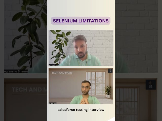 Selenium WebDriver Interview Question | Limitations of Selenium WebDriver  #automationtesting