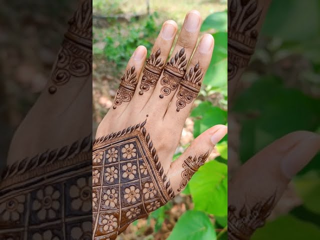 Latest Eid Henna Design #shorts