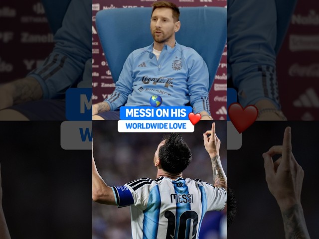 The thing Lionel Messi is grateful for... 🤝❤️