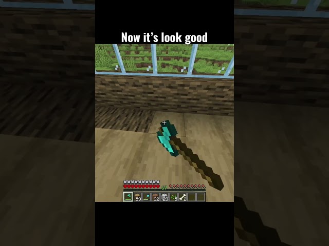 Now it’s look good ☠️ #minecraft