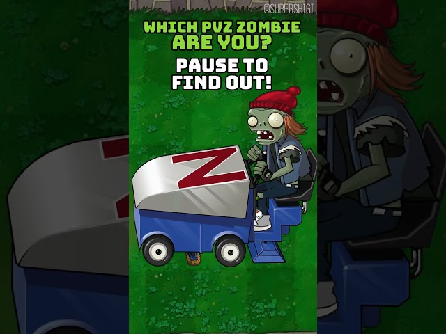 Which PvZ Zombie are you? Pause to find out! #plantsvszombies #laurashigihara #supershigi