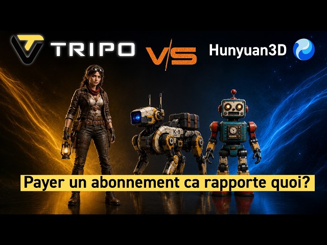I compare Tripo3D and Hunyuan3D: Is paid 3D AI worth it?