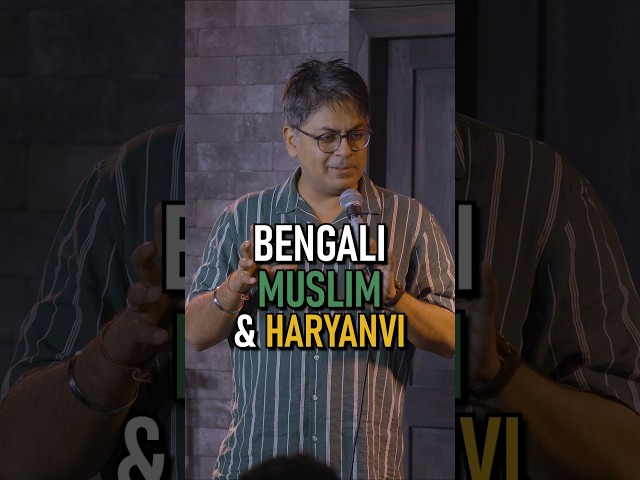Bengali Muslim & Hariyanvi | Stand-up Comedy by Abijit Ganguly #shorts #standupcomedy #crowdwork