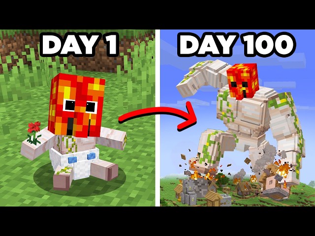 Life as an IRON GOLEM in Minecraft!