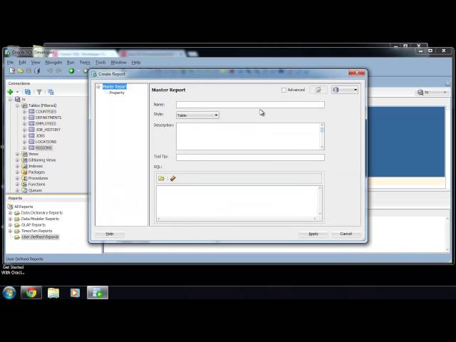 SQL Developer Reports : sqlvids