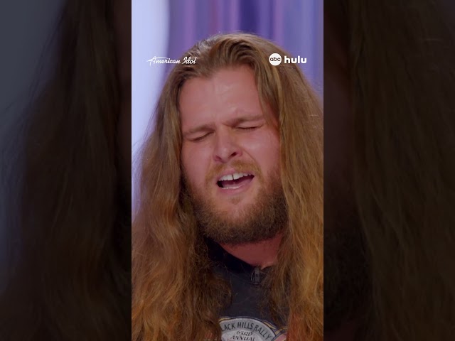 A Song For His Dad 💙 #Americanidol #idol #shorts #singers #auditions