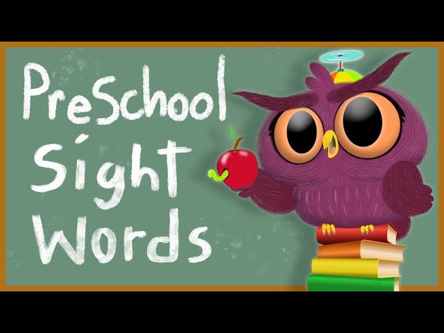 📖  40 Preschool Sight Words - How to Read - Dolch sightwords 📖