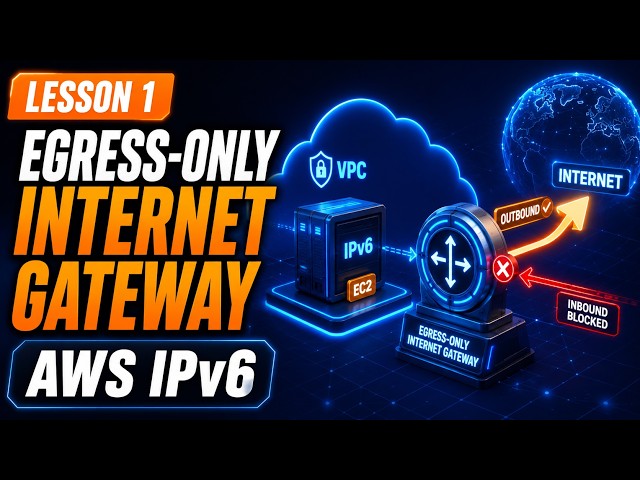 1. Egress only internet gateway AWS