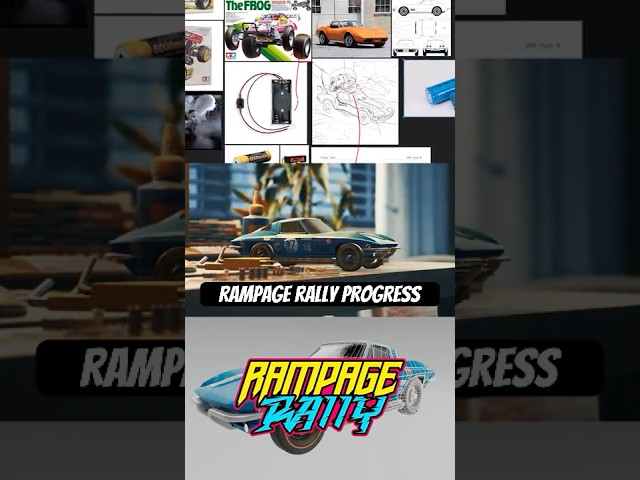 Almost finished with my 1967 Corvette Stingray Model #rampagerally #3danimation #3d #fypシ #shorts