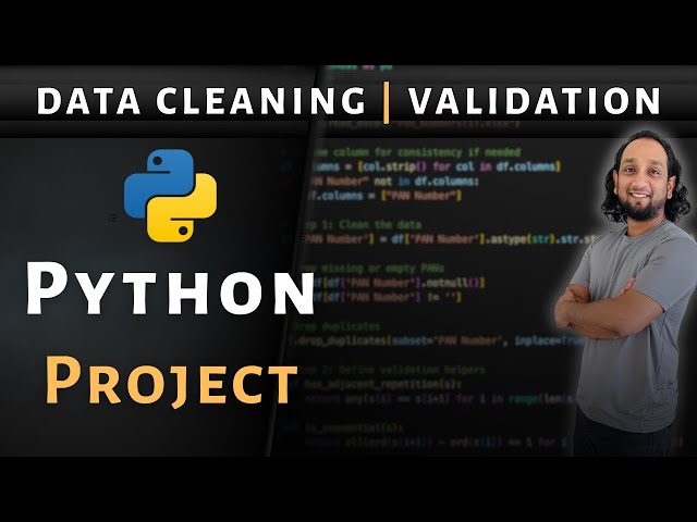 PAN Number Data Cleaning & Validation Project in Python | Real-World Data Project