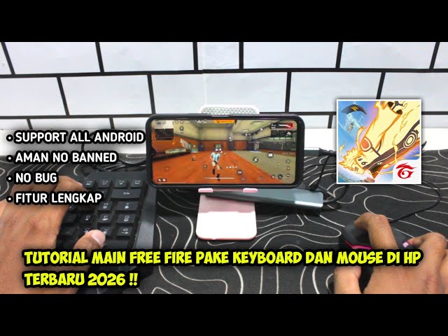 COMPLETE TUTORIAL !! HOW TO PLAY FF WITH KEYBOARD AND MOUSE ON MOBILE LATEST 2026 !!