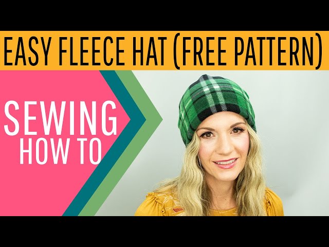 How to Make a Fleece Hat (Free Pattern)