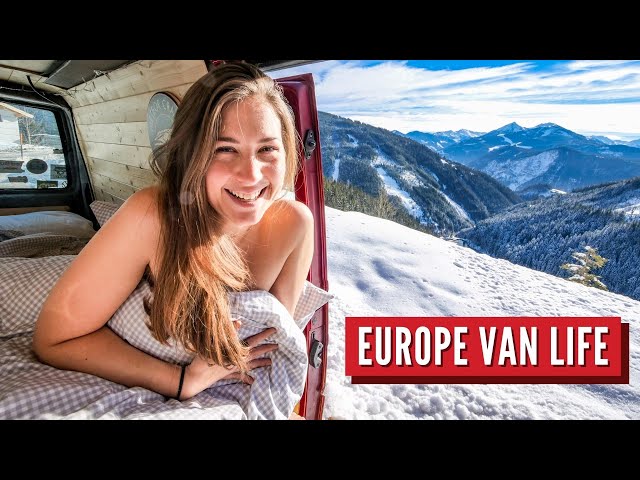 Winter Van Life In The Austrian Alps