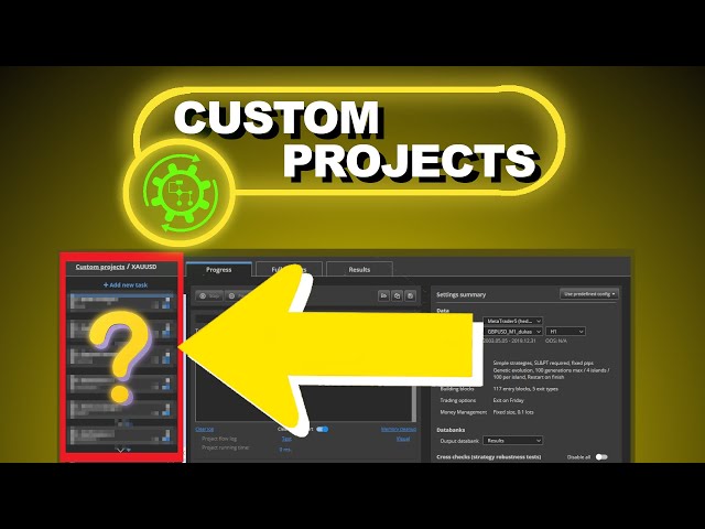🔄⚙️ StrategyQuant: Custom Project , Domina los Flujos de Trabajo 🚀🤖 - Clase 11