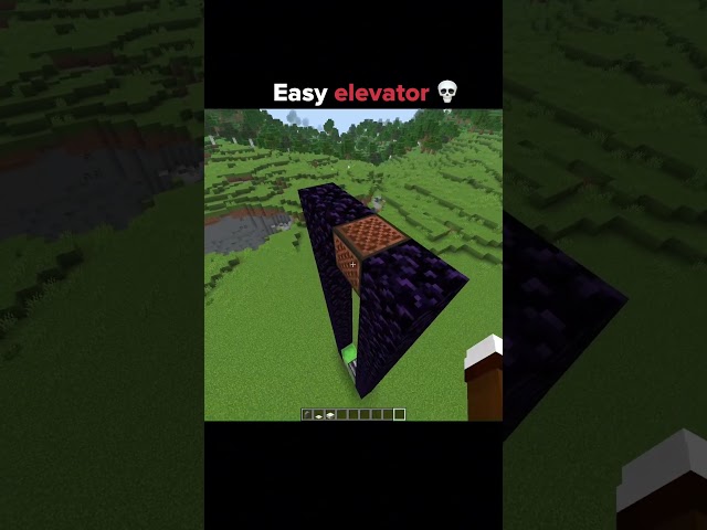 Minecraft easy elevator