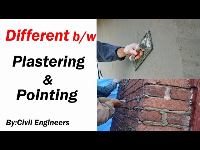 Different Between Plastering and Pointing