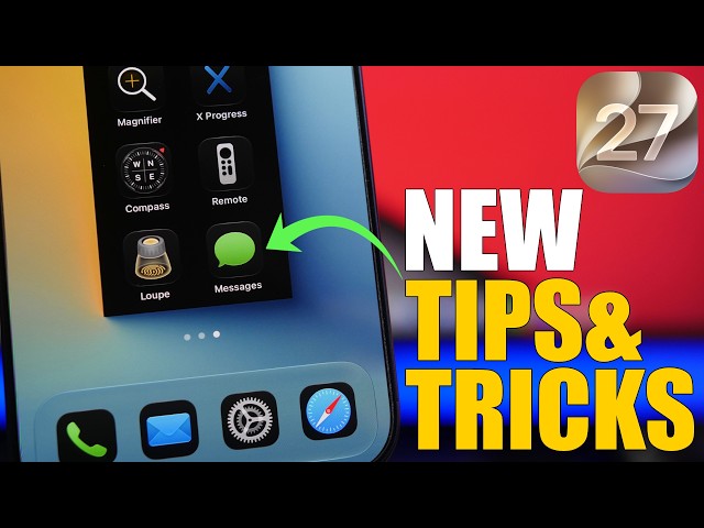 iOS 27 - 10 New TIPS & TRICKS for iPhone Users !