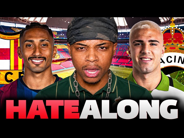 Barcelona vs Racing Santander LIVE 🔴 LALIGA Watch Along & Reaction