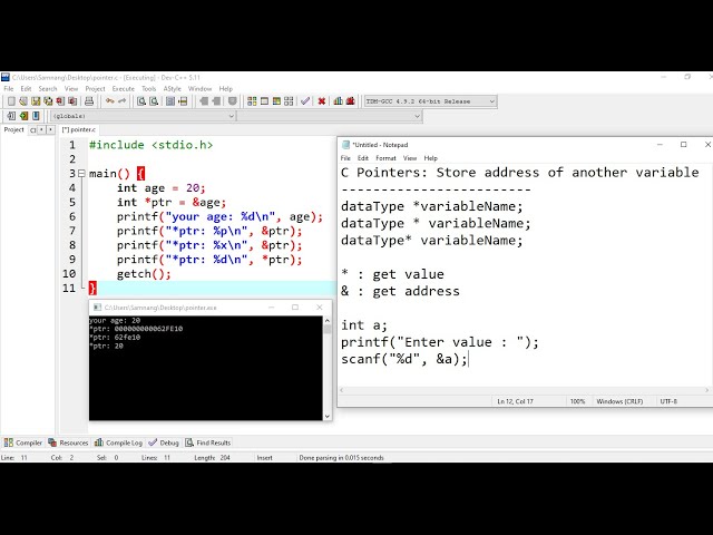 65. C Programming for Beginner - Basic of Pointers | Khmer Computer Knowledge