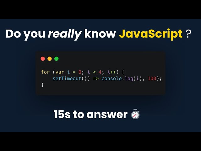 15 JavaScript Exercises