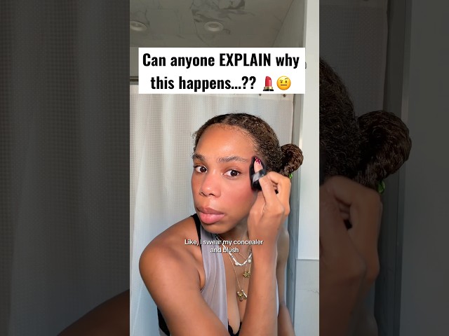 Maybe this is a sign that I need to exfoliate more often… 🙃 #makeup #skincare