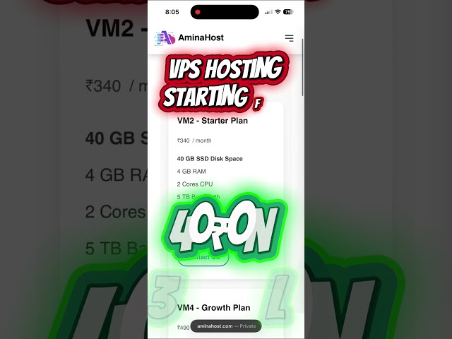 ⚙️ Cheapest VPS Hosting in India 2025 | Power + Speed @ ₹340/mo 🚀