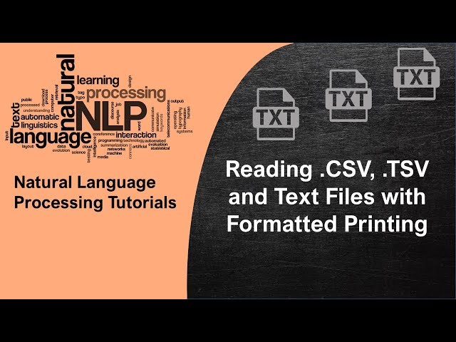 NLP Tutorial 2 - Working with Text Files in Python for Natural Language Processing (NLP)