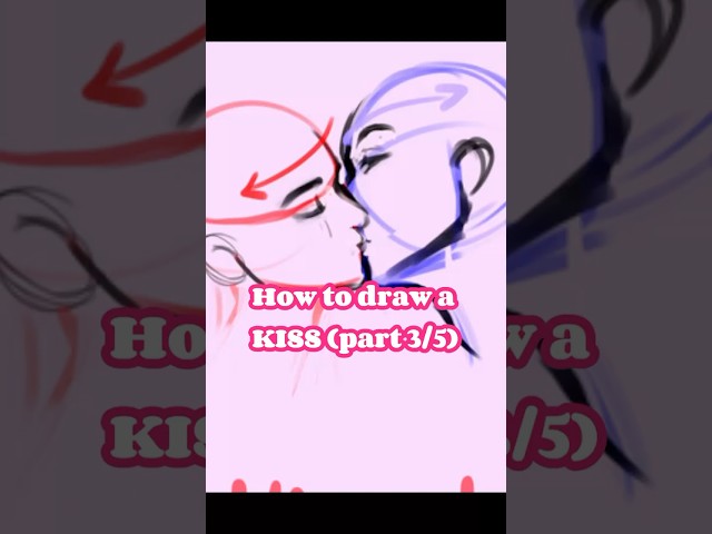 💋How to draw a KISS (PART 3/4) #howtodraw #drawingtutorial