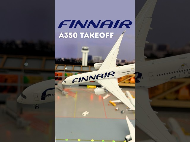 Finnair A350 Takeoff From Realistic Model Airport 🇫🇮✈️