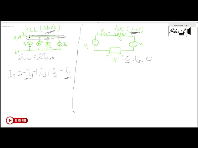 Introduction to Kirchoff's Current and Voltage Laws (KCL & KVL) in fundamentals of Elect engineering