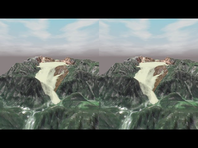 Prehistoric Wildalpen Rock Avalanche | Stereo 3D animation of r.avaflow simulation