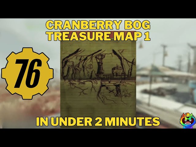 How to Find the Cranberry Bog Treasure Map 1 in #fallout76 #fallout76guide