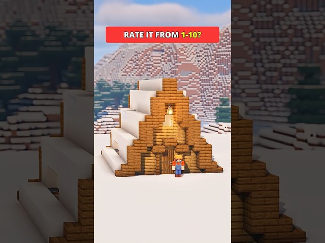 Minecraft Winter House ⛄ #minecraft