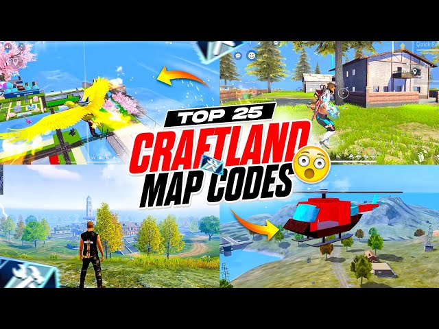 Top 25 Unique And Crazy CRAFTLAND MAP Codes