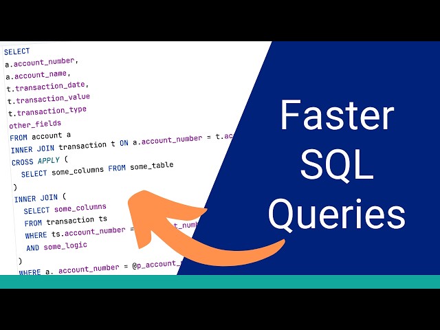 The 7 Rules for Writing High-Performance SQL