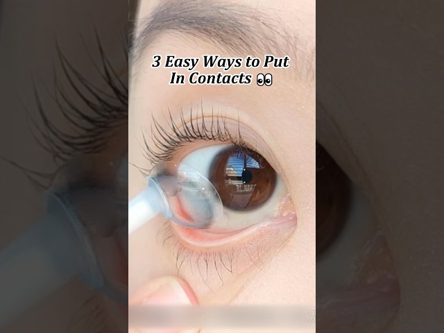 Godestar Colored Contacts 👀 3 Easy Ways to Put In Contact Lenses for Beginners
