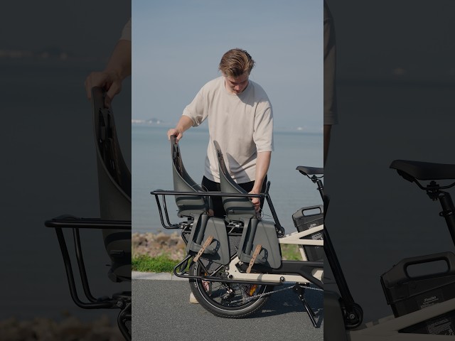 Who needs a car when you’ve got T3 Max ? 🚲💨#fiido #fiidoebike #FiidoT3Max  #cargoebike #familyebike