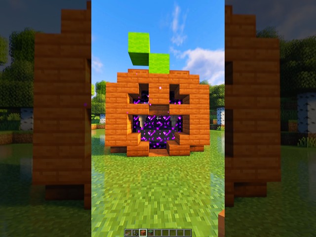 Minecraft Realistic Pumpkin Portal