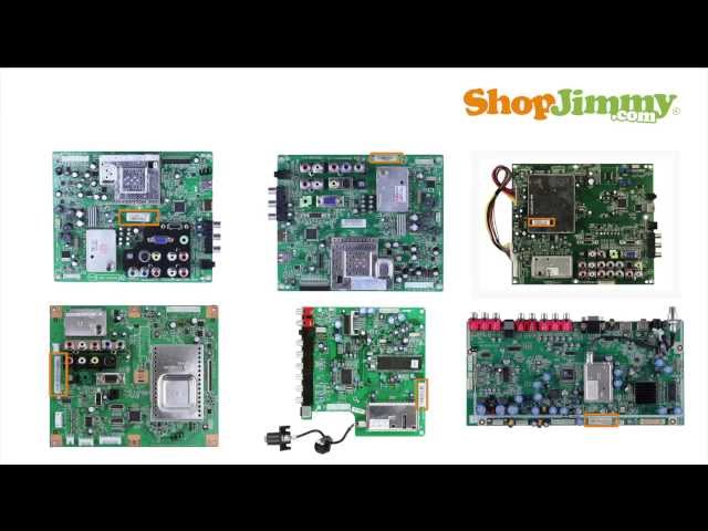 STEP #1 - Insignia Main Boards Replacement TV Part Number Identification Guide