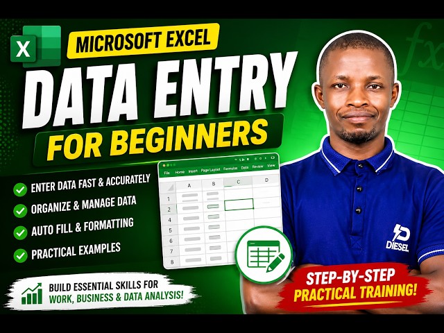 📊 MICROSOFT EXCEL: DATA ENTRY 💻🚀